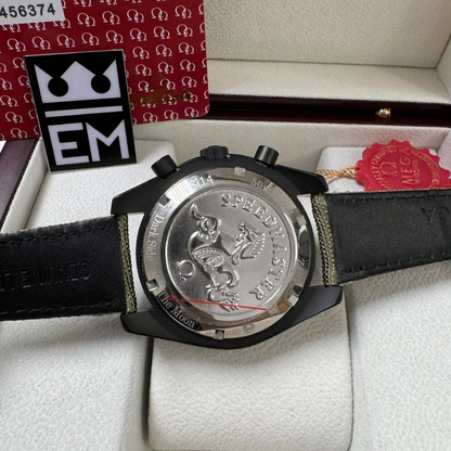 Omega Speedmaster Dark Edition – Black/Khaki | Chronograph